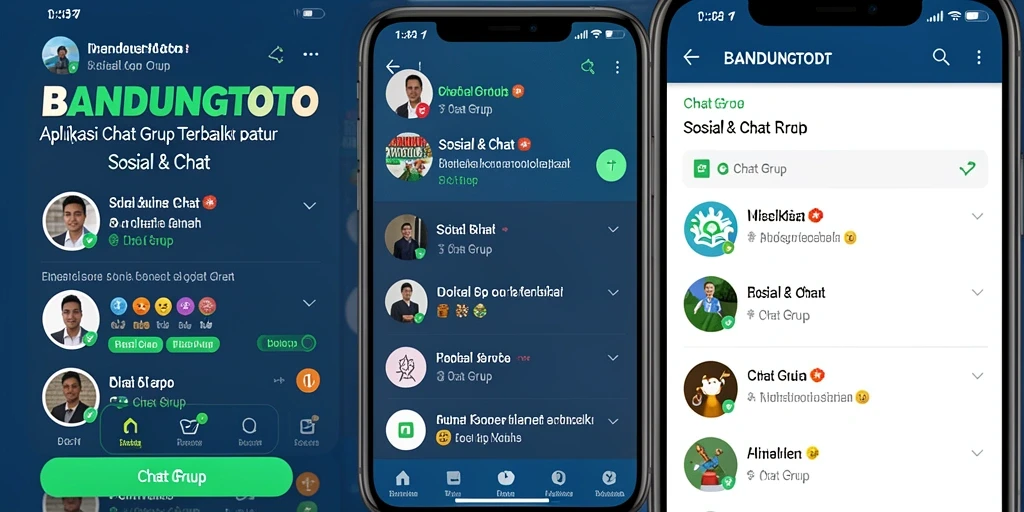 Tampilan antarmuka BANDUNGTOTO untuk grup chat yang modern dan mudah digunakan.