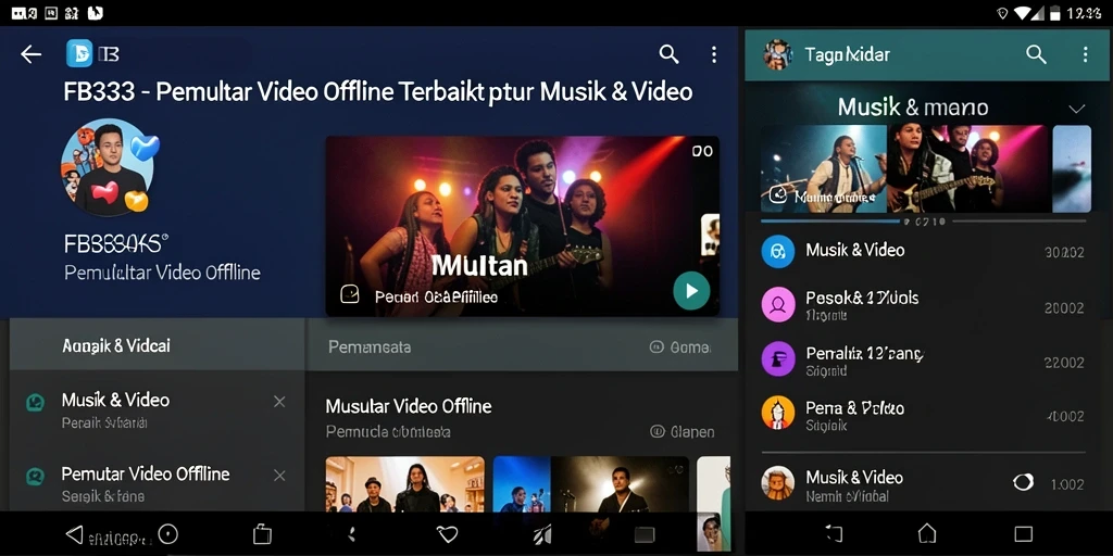 Tampilan antarmuka pengguna FB333 yang intuitif dan lengkap.