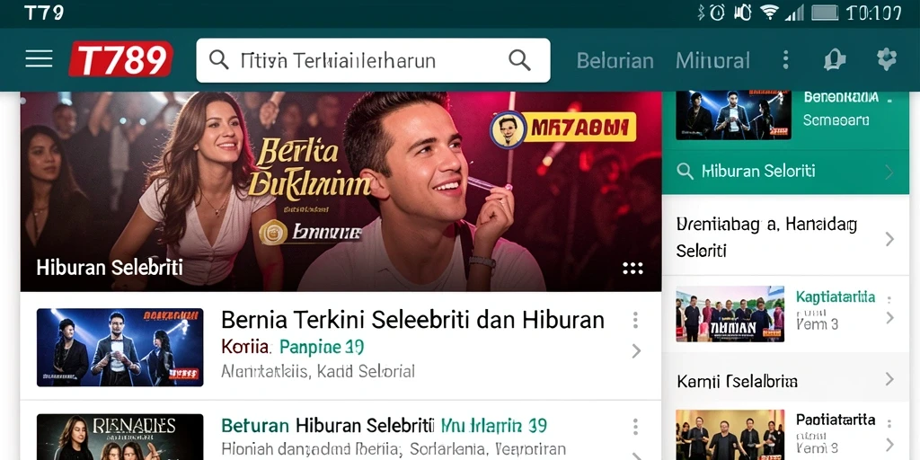 Antarmuka TT789 yang menarik dan informatif.