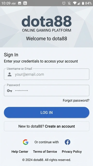Panduan Masuk Akun Dota88 untuk Pengguna Android